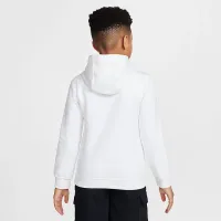 Nike Big дитячі волейбольні Pullover Толстовка з капюшоном колір білий