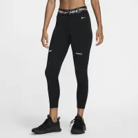 Nike Pro женская Mid-Rise 7/8 Graphic лосины цвет черный