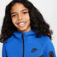 Nike Sportswear Tech Fleece Big дитячі Full-Zip Толстовка з капюшоном блакитний