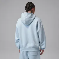 Nike Jordan Brooklyn Fleece мужские оверсайз Full-Zip Толстовка с капюшоном синий