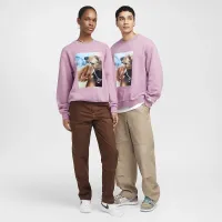 Nike SB Skate Fleece Crew цвет фиолетовый