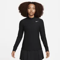Nike Tour женская Dri-FIT ADV 1/4-Zip для гольфа Top цвет черный