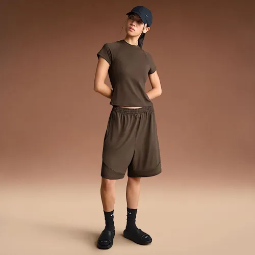 NikeSKIMS Airy женская Relaxed шорты цвет коричневый