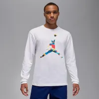 Nike Jordan Flight мужские Long-Sleeve Crewneck футболка цвет белый