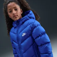 Nike Sportswear All Day Play Big детские Therma-FIT Loose-Fit Puffer Куртка синий