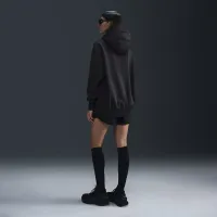 Nike Sportswear Phoenix Fleece женская оверсайз Pullover Graphic Толстовка с капюшоном цвет черный