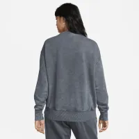 Nike Sportswear Phoenix Fleece женская оверсайз Crew-Neck свитшот цвет серый