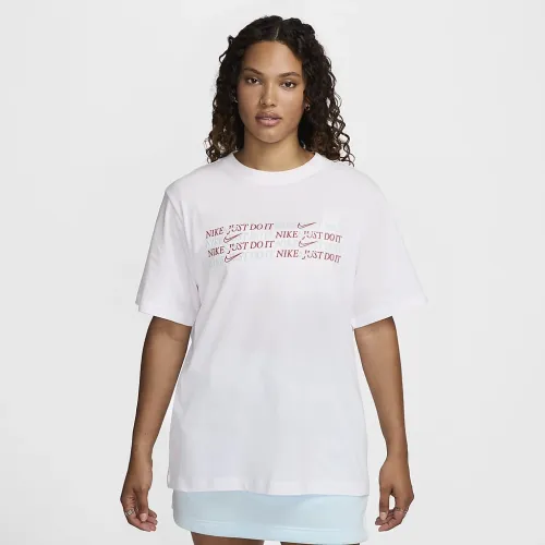 Nike Sportswear женская Crew-Neck футболка цвет белый