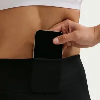 Nike One Seamless Front женская С высокой Талией Full-Length лосины цвет черный