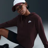 Nike Sportswear Club Fleece жіноча Pullover Толстовка з капюшоном колір червоний