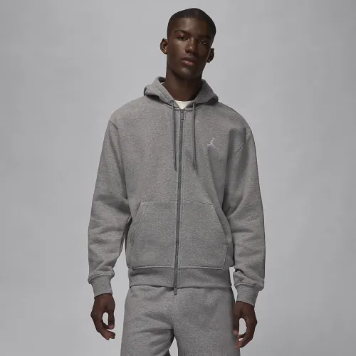 Nike Jordan Brooklyn Fleece мужские Full-zip Толстовка с капюшоном цвет серый