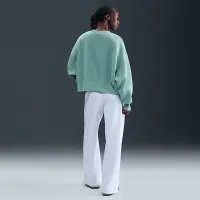 Nike Sportswear Phoenix Fleece женская оверсайз Crew-Neck свитшот цвет зеленый
