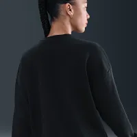 Nike Club женская Fleece Loose Crew цвет черный