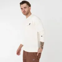 Кофта/футболка Champion хлопковыеC Logo Embroideцвет красный 217073-YS084 - бежевая