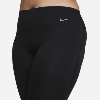Nike Universa женская Medium-Support Mid-Rise 7/8 лосины с карманамицвет черный