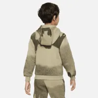 Nike Sportswear Club Fleece Big дитячі Pullover Толстовка з капюшоном колір зелений