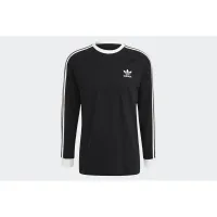 Футболка adidas Originals Adicolor Classics 3-Stripes Long Sleeve GN3478 -  Черная