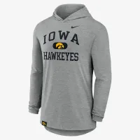 Iowa Hawkeyes Blitz чоловічі Nike Dri-FIT College Long-Sleeve Hooded футболка колір сірий