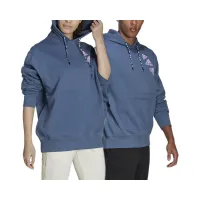 Кофта/футболка adidas Essentials BrandLove Fleece Толстовка з капюшоном HL9382 - Блакитна