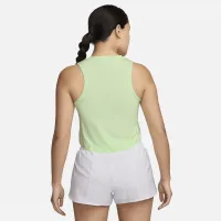 Nike One Classic женская Dri-FIT Cropped Tank Top цвет зеленый