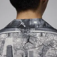 Nike Jordan Essentials мужские Printed Camp Top цвет белый