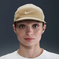 Nike Dri-FIT Fly Unstructuколір червоний Swoosh Cap колір коричневий