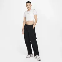 Nike Sportswear Chill Knit жіноча Slim Cropped футболка колір білий