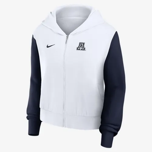 Arizona Athletic Prep Colorblocked Script Women’s Nike College Full-Zip Толстовка с капюшоном цвет белый