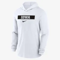 Iowa Hawkeyes Sideline чоловічі Nike Dri-FIT College Long-Sleeve Hooded Top колір білий