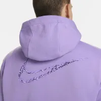 Nike Sportswear Club Fleece Pullover Толстовка с капюшоном цвет фиолетовый