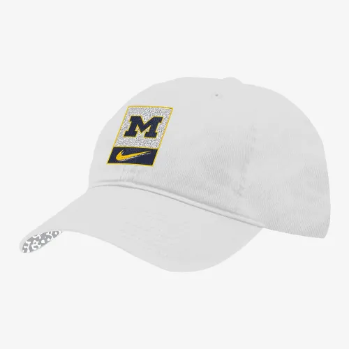 Michigan Heritage86 Nike College Cap White