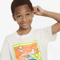 Nike Sportswear Big дитячі футболка колір білий