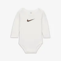 Nike E1D1 3 пары Bodysuits Baby Bodysuit Pack цвет коричневый