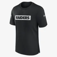 Las Vegas Raiders Sideline Player чоловічі Nike Dri-FIT NFL футболка колір чорний