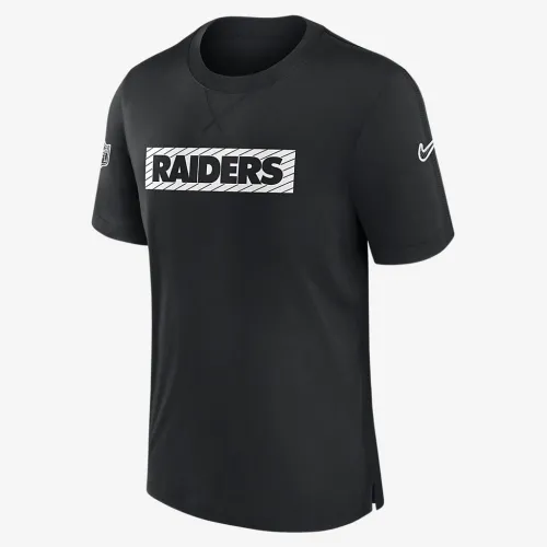 Las Vegas Raiders Sideline Player чоловічі Nike Dri-FIT NFL футболка колір чорний