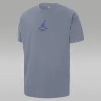 Nike Dallas Mavericks Courtside Statement Edition чоловічі Jordan NBA футболка блакитний