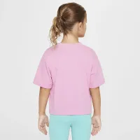 Nike Club Little дитячі Boxy Tee Pink