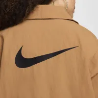 Nike Sportswear Essential жіноча оверсайз UV Woven Coaches' Куртка колір коричневий