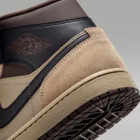 Nike Air Jordan 1 Mid чоловічі Кросівки колір коричневий