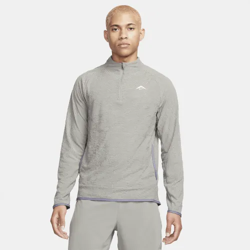 Nike Trail мужские Dri-FIT 1/2-Zip Running Top цвет серый