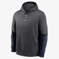 Penn State Nittany Lions Sideline Team Issue Club чоловічі Nike College Pullover Толстовка з капюшоном колір сірий