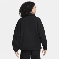 Nike Sportswear жіноча Collaколір червоний High-Pile Fleece Куртка колір чорний