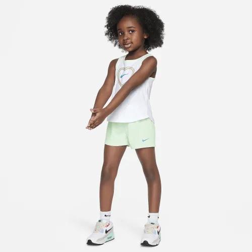 Nike Dri-FIT Happy Camper Toddler Mesh шорти комплект колір зелений
