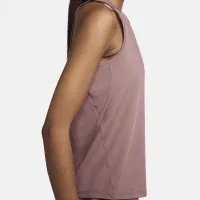 Nike One Classic жіноча Dri-FIT Tank Top колір фіолетовий