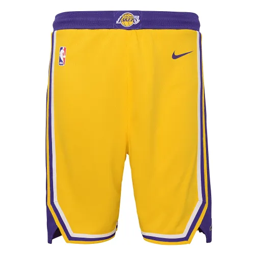 Los Angeles Lakers Icon Edition Big детские Nike Dri-FIT NBA Swingman шорты Yellow