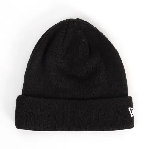 Шапка New Era Essential цвет черный Cuff Beanie 12134752 -  Черная