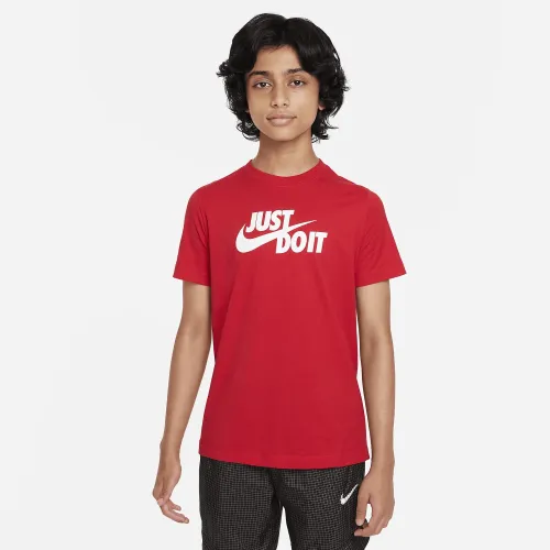 Nike Sportswear Big детские футболка цвет красный