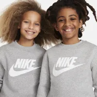 Nike Sportswear Club Fleece Big дитячі світшот колір сірий