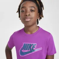 Nike Sportswear Big дитячі футболка колір фіолетовий