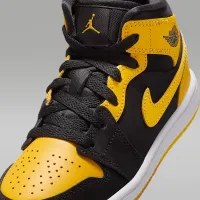Nike Jordan 1 Mid SE Little дитячі Кросівки колір чорний